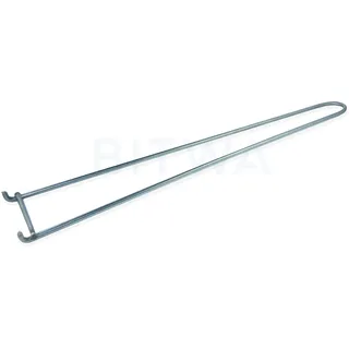 BitWa Griff für Grillrost Edelstahl Grillrostheber Handgriff Grillgitter Griff Lifter Rostheber Grillgriff massiv