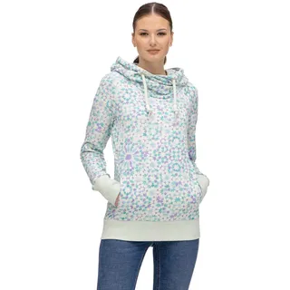 Ragwear GRIPY Light Mosaic Damen Frauen Kapuzenpulli,Zip Hoodie,Sweatjacke,Stehkragen,Seitentaschen - M