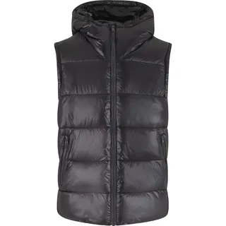 URBAN CLASSICS Recycled Hooded Puffer Weste Black 2XL