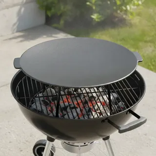 Grillplatte Gussplatte Grillaufsatz Kugelgrill Wok Gusseisen Guss Für Grill