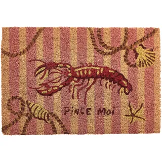 Beliani Surigao 40 x 60 cm Beige/Rosa