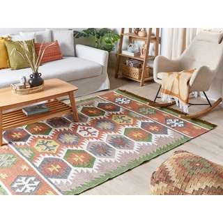 Beliani, Teppich, Outdoor Teppich mehrfarbig 160 x 230 cm orientalisches Muster Kurzflor SAHBAZ (160 x 230 cm)