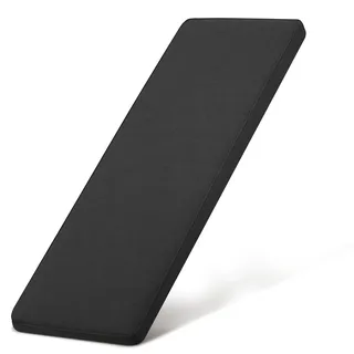 Beautissu Bankauflage 100 x 48 x 5 cm anthrazit 1 St.