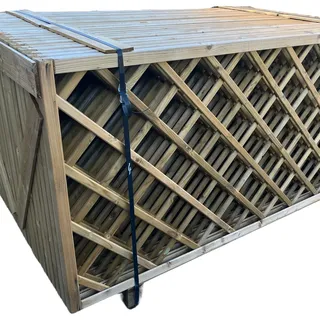 Rankgitter Holz 180x60cm Sichtschutzzaun Rankzaun Spalier Sichtschutz Weidenzaun