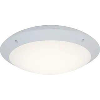 Brilliant LED Außenwand/Deckenleuchte Kunststoff 9,0 cm inkl. Bewegungsmelder weiß