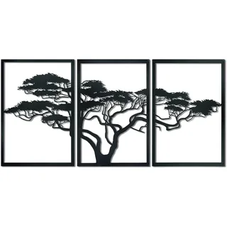 Wanddeko, Wanddeko Wohnzimmer, Wand Deko, Wandbilder, Wanddeko Metall, Wall Decoration, Moderne Wanddeko, industrial Deko, Baum Des Lebens, Gegenwärtig, Afrika Bilder, 120x60cm