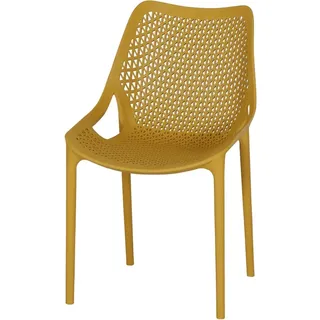 Siena Garden District Stapelsessel 50 x 60 x 81 cm gelb