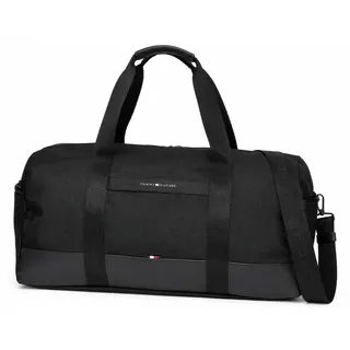 Tommy Hilfiger Herren Duffle Bag Reisetasche Weekender Schwarz Schultertasche