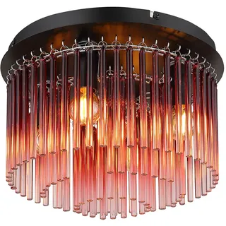 GLOBO Gorley 5-flg. rund rot Metall