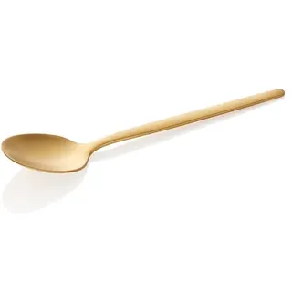 24x Espressolöffel ALEX GOLD, mit gold, matte PVD Beschichtung, 11 cm, Chromnickelstahl 18/10