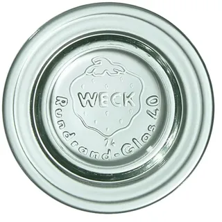 WECK Deckel 40 mm 6 Stück | Zum Einmachen von Konfitüren, Säften, luftdichter Aufbewahrung von trockenen Zutaten | Für WECK-Gläser