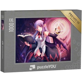 puzzleYOU Puzzle Der Sukkubus spricht einen Zauberspruch, 1000 Puzzleteile, puzzleYOU-Kollektionen Anime, 48 Teile