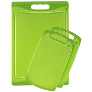 King Schneidebrett-Set Kunststoff 3 tlg. 24,5 x 36 x 1 cm Grün
