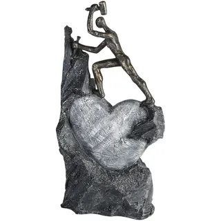 Casablanca modernes Design Casablanca by Gilde, Deko Figuren - Skulpturen, Skulptur Heart Bronze