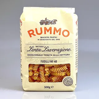 Rummo Fusilli N°48 Pasta Teigwaren aus Hartweizengrieß Bronze-Zeichnung 500g