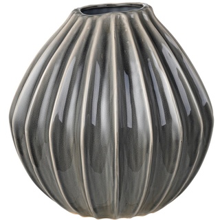 Broste Copenhagen - Wide Vase, Ø 30 x H 30 cm, smoked pearl