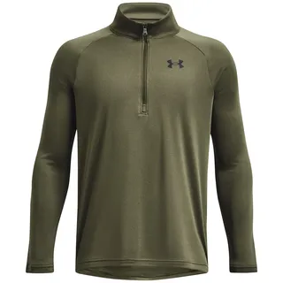 Under Armour Tech 2.0 1/2-Zip langarm Sportshirt Grün/Schwarz XS