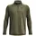 1/2-Zip langarm Sportshirt Grün/Schwarz XS