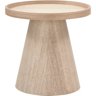 Woood Beistelltisch Maud Beige Holz 39 x 38 x 39 cm