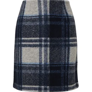 s.Oliver Miniröcke Kurzer Karo-Muster Blau 40