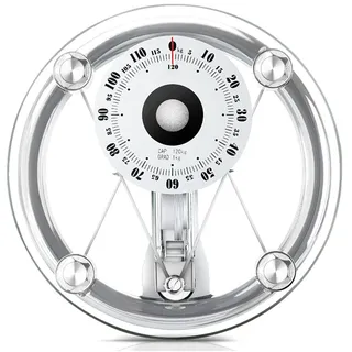 Mechanische Waage,Analoge Körpergewichtswaage, Heimwaage, batterielos, hochpräzise mechanische medizinische Waage, leicht zu reinigen, mit leicht ablesbaren Messungen