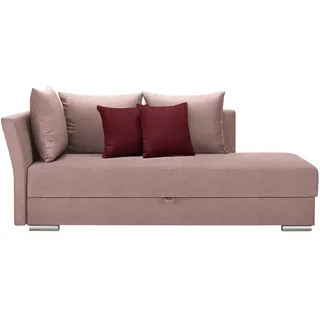 Livetastic Liege, Rosa, Kunststoff, Uni, 4-Sitzer, Füllung: Schaumstoff, 220x93x100 cm, seitenverkehrt erhältlich, Schlafen auf Sitzhöhe, Wohnzimmer, Sessel, Relaxliegen