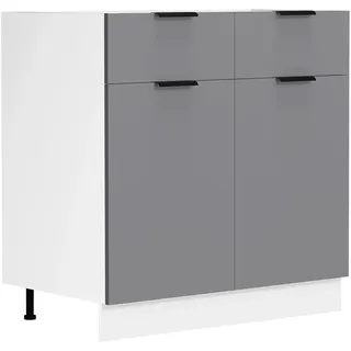 VCM Unterschrank Fasola 80 x 46 x 82 cm Braun