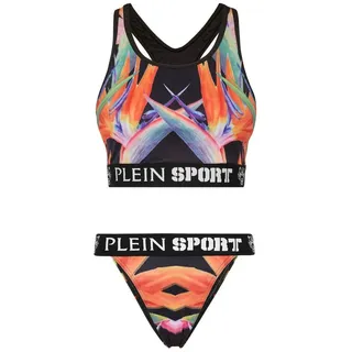 Plein Sport Triangel-Bikini Damen Schwarz XS