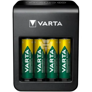 Varta LCD Plug Charger+ inkl. 4x AA