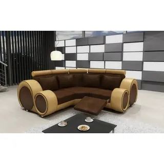 STOFFSOFA TEXTIL WOHNLANDSCHAFT SOFA RELAXFUNKTION - BEREITS AKTIV -