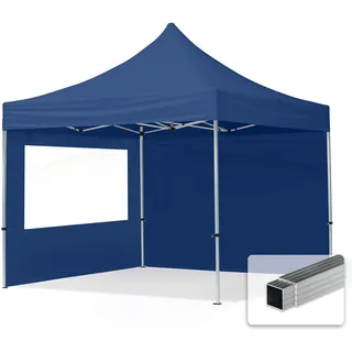 TOOLPORT Faltpavillon Economy 3 x 3 m inkl. 2 Seitenteile blau 5900