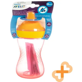 Philips Avent Auslaufsichere Tasse Mit Harte Tülle 18 Monate + SCF804/04 300 ML