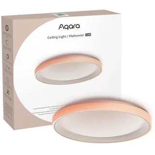 Aqara LED-Deckenleuchte T1M, Erfordert Zigbee 3.0 Hub, mit Farbverlaufseffekten und 16 Millionen Farben, Unterstützt HomeKit, Alexa, Google Home
