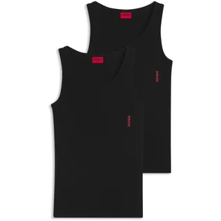Hugo Herren Twin Pack Tank Top Schwarz M