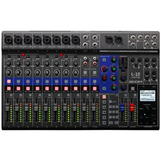 Zoom L-12 LiveTrak (Studio- und Livemixer), Mischpult, Schwarz