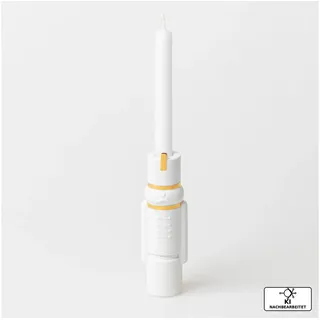 räder Windlicht Magnus Gold/Weiß