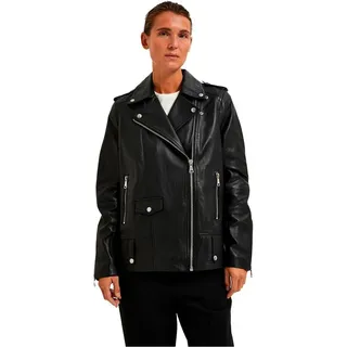 Selected Madison Lederjacke Schwarz, 42