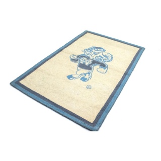 Wollteppich »Kinderteppich Teppich handgetuftet beige«, rechteckig, 37878461-0 Beige 15 mm