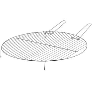 Esschert Design Grillrost Ø 52 cm Metall silberfarben