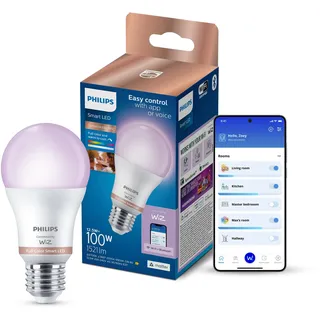 Philips LED-Lampe 1521 lm 12,5 W E27 RGB 2200-6500 K