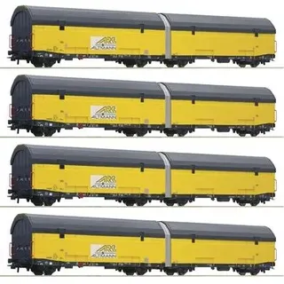 ROCO 77049 H0 4-tlg. Set: Autotransport Hccrrs ARS Altmann, privat, Ep. VI