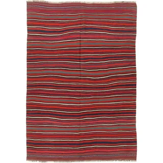 Nain Trading Orientteppich Kelim Fars Antik 183x260 Handgewebter Orientteppich / Perserteppich, rechteckig, Höhe: 5 mm rot