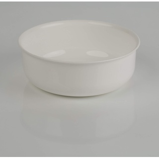 Kimmel Schüssel Schale Müsli Suppe Kunststoff Plastik Mehrweg bruchsicher stapelbar 17 cm, Weiß