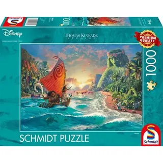 Schmidt Spiele - Thomas Kinkade - Disney, Vaiana, Moana, 1000 Teile