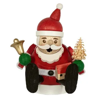 Erzgebirgische Volkskunst Richard Glässer GmbH Räuchermann Weihnachtsmann 9 cm bunt