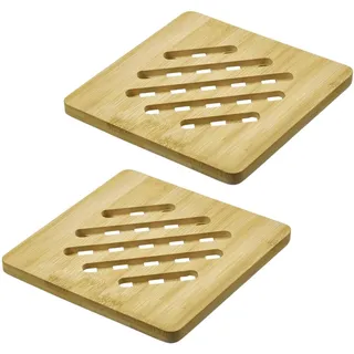 Westmark Untersetzer Tapas + Friends hellbraun 17,0 x 17,0 cm, 2 St.