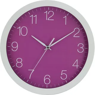 EUROTIME Wanduhr rot