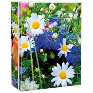 banjado Medizinschrank Stahl Blumenstrauß (abschließbar, 3 große und 2 kleine Fächer) 35 x 46 x 15cm weiß