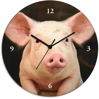 ARTland Vorwitziges Schwein 1,8 cm Quarz pink