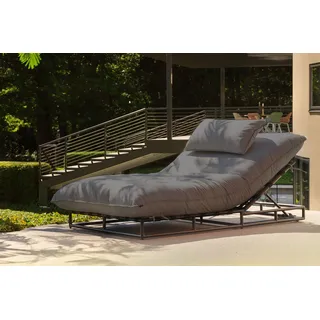 Hartman Emma Loungebett 196 x 125 x 30 cm Grau